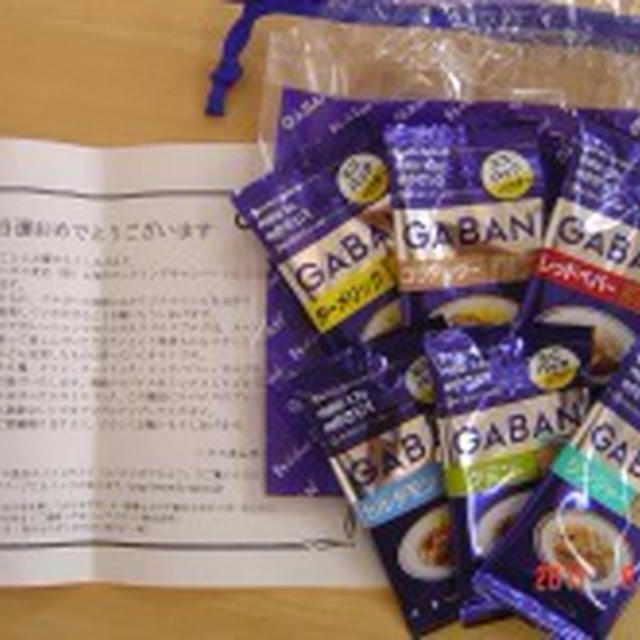 モニター初当選♪：GABAN