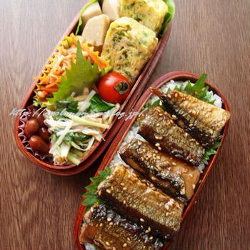 秋刀魚の蒲焼弁当