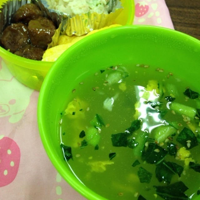 スープ春雨かきたま入り中華風