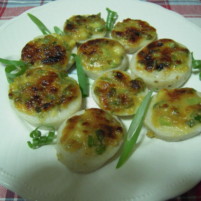 里芋のねぎ味噌焼き