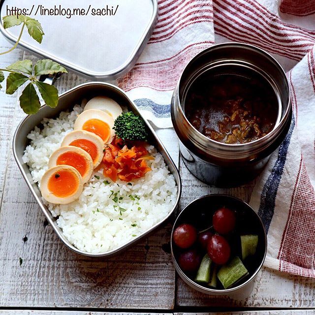 カレー弁当♡【#お弁当#カレー】