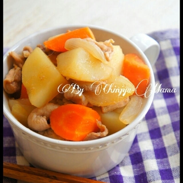 アレ足しで♡コクうま肉じゃが を作ります。