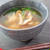 ふっくら鶏胸肉としめじと椎茸と水菜のお吸い物
