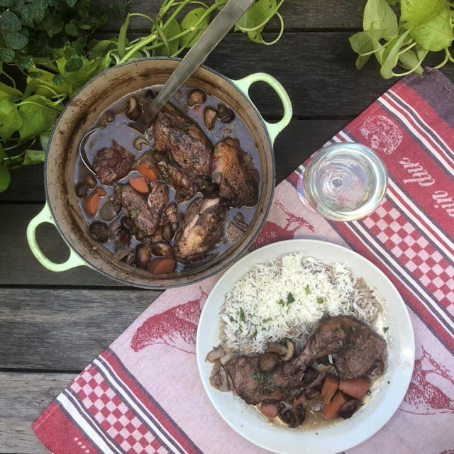 Coq Au Vin コッコーヴァン (鶏肉の赤ワイン煮)