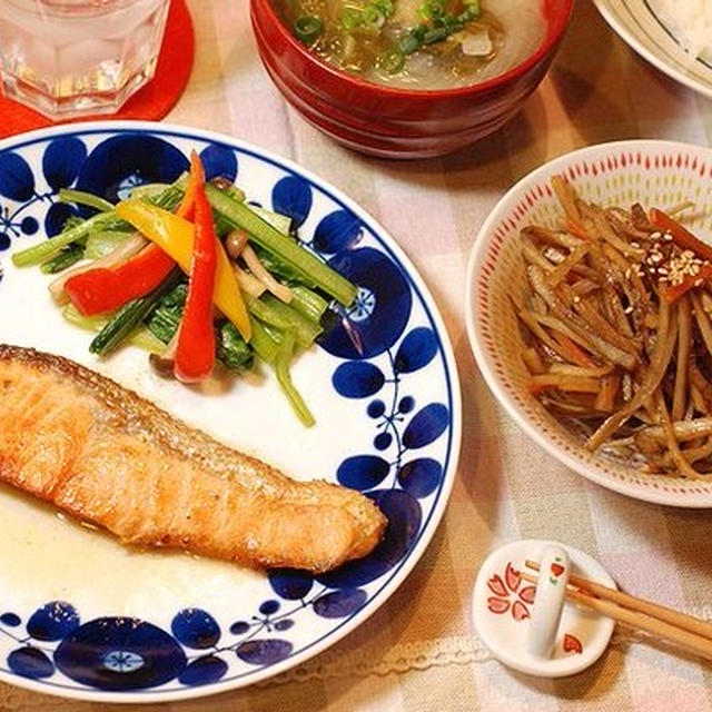 魚嫌いなのにぺろりと食べれた♡シャケのレモンソース定食