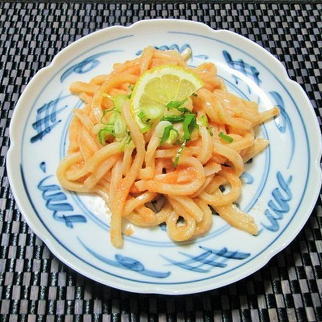 お気に入り♪ 冷凍うどんde明太バターうどん