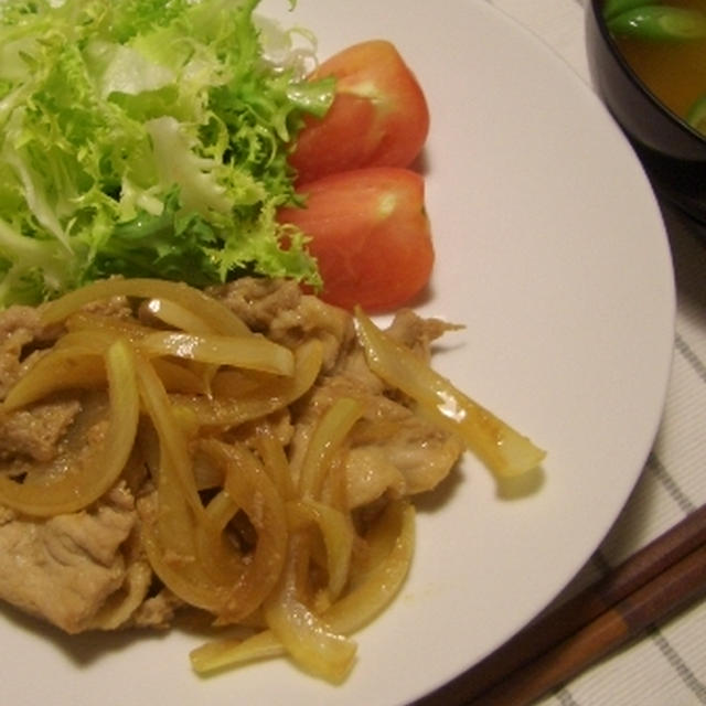 豚のしょうが焼き－今日のてまかけ