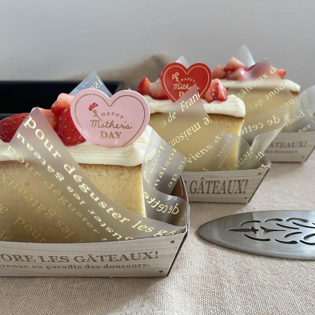 あしたは母の日♥しゅわしゅわ台湾カステラをデコレーション🎁【台湾カステラケーキ】