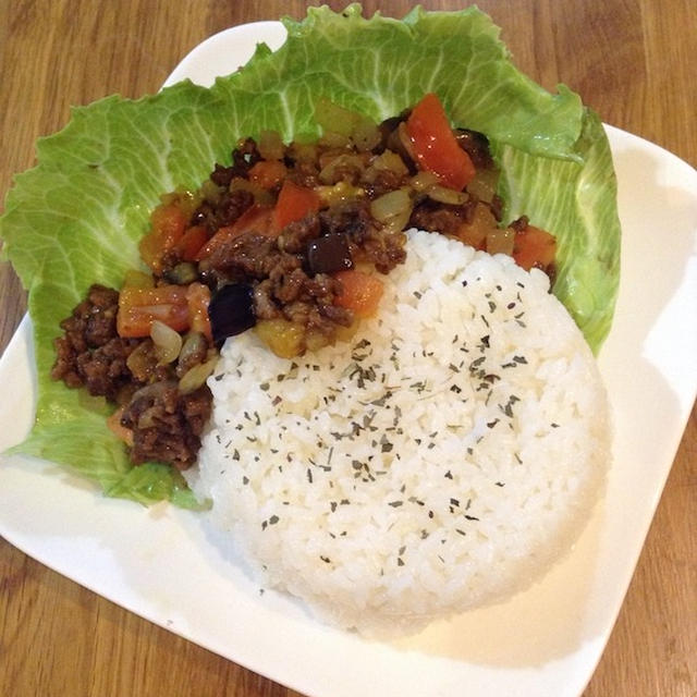 手早く作れる　「夏野菜のドライカレー」
