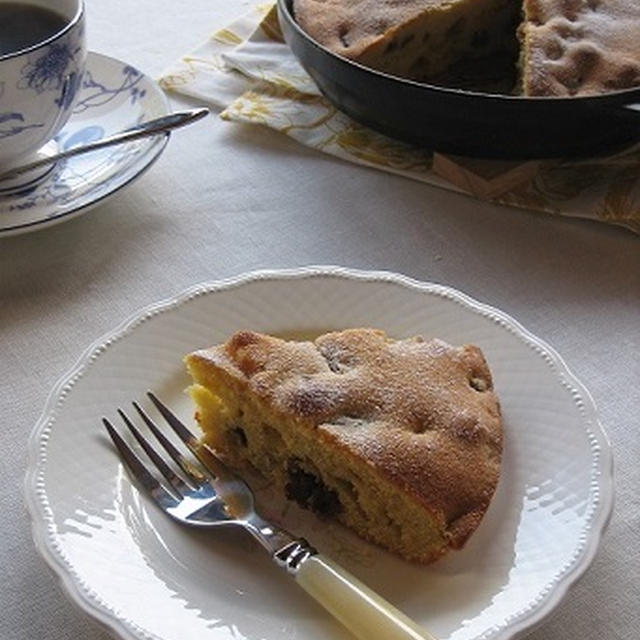 staubホットプレートで フルーツケーキ♪