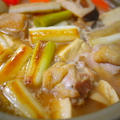 鶏と根菜の味噌鍋