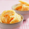 豆腐とマシュマロの簡単アイスクリーム　、　マシュマロで甘さと固さを調節します。