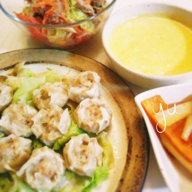 粗挽き焼売