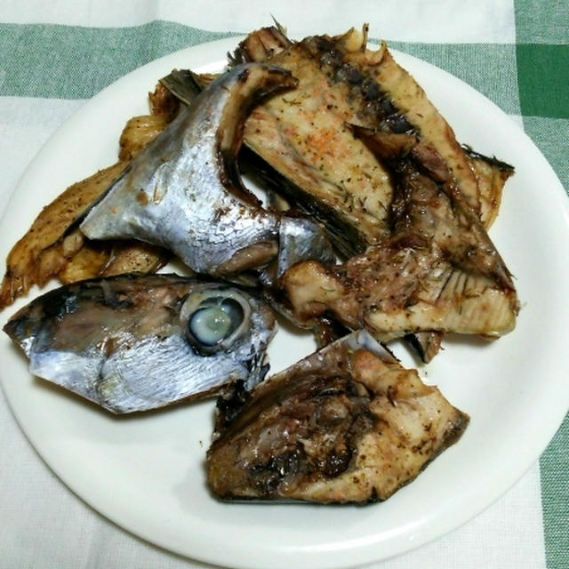 ヨコワのアラのオーブン焼き