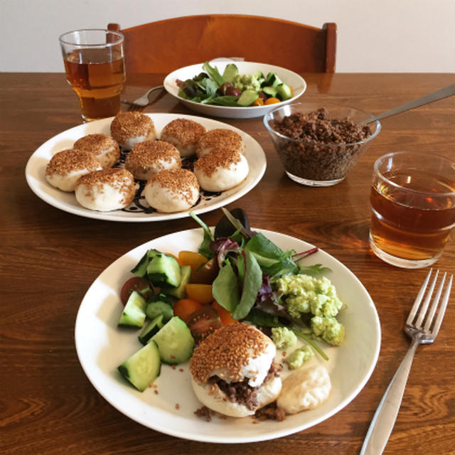 空心餅ランチ