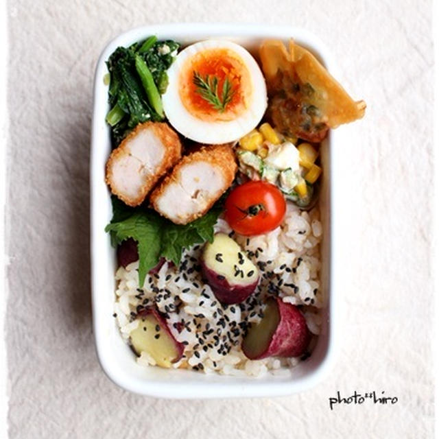 さつまいもご飯弁当