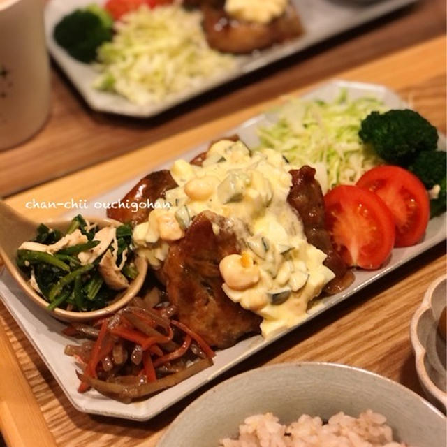 【レシピ】食べ応えあり♡厚揚げの肉巻き南蛮♪ と 今日は2人揃って…。