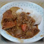 柿カツカレー　