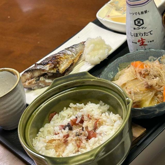 6.23【ウチの夜ごはん】久々の白米とか❣️ﾃﾞｽ。