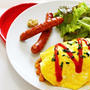 【おうちカフェレシピ♡】トマトケチャップオムライスのレシピ♡