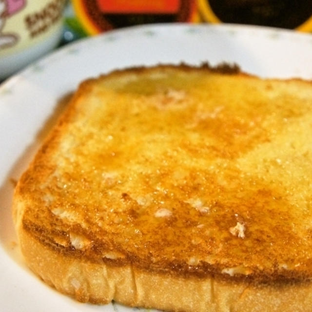 簡単なのにやめらんない美味しさ★蜂蜜バタートースト