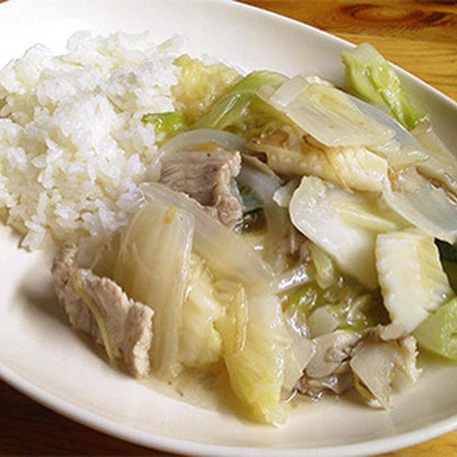 ありあわせで中華丼