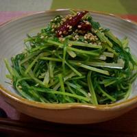 水菜のキンピラ☆