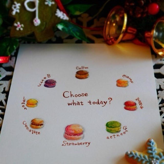 2014＊Xmas Advent calendar＊Dec.９＊Macaron（マカロン）