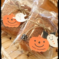 チョコシフォン　　　　~簡単ハロウィンラッピング~