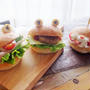 ＊　ぱっくんアニマルバーガー＆ポケットサンド（NHKひるはぴさん紹介レシピ） ＊