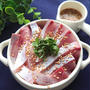 ヒラマサ丼の旨タレ添え（魚、刺身）