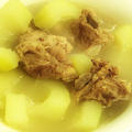 青木瓜燉排骨湯│青パパイヤと豚カルビのスープ