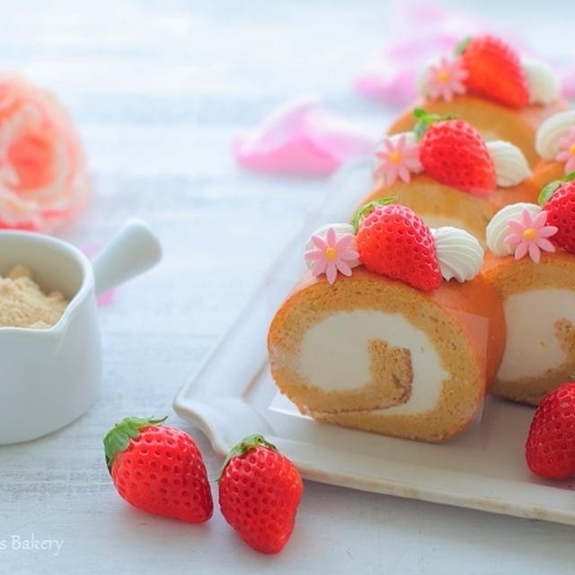 優しいロールケーキ♪