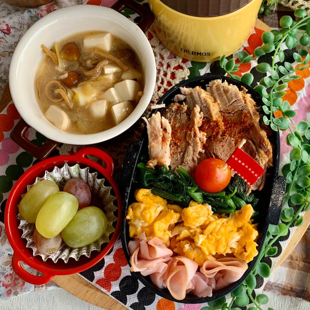 ＊手抜きな煮豚弁当とカニ三昧＊