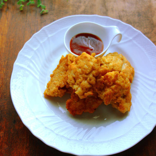 豆腐でヘルシー☆ふわふわチキンナゲット