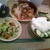 野菜の塩揉み鰻和え