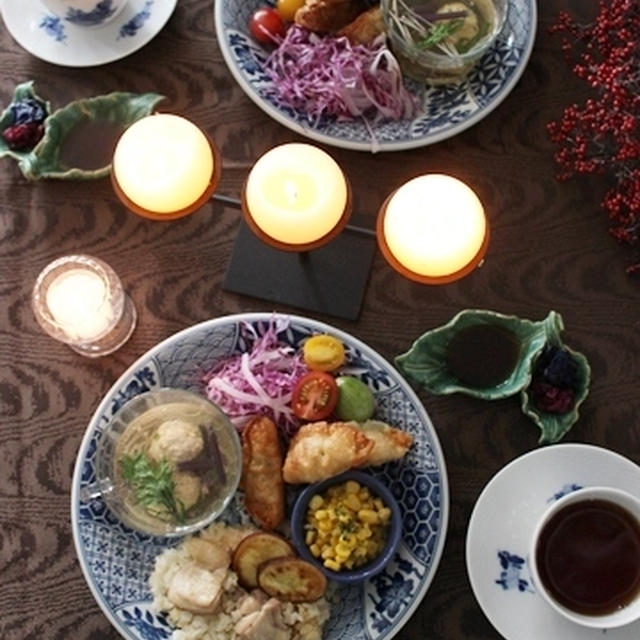 高級紅茶Newby de 腹ぺこ男子君とスマイルワンプレートランチ♪　～和食～