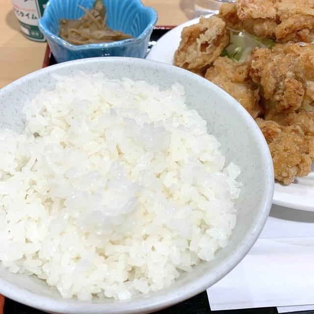 越後川口SA上り　から揚げ定食
