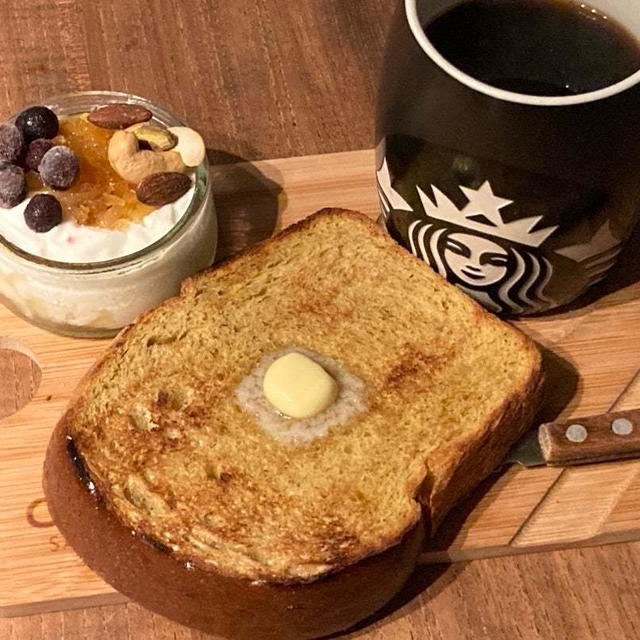 パンプキンスパイスバタートースト♪