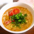 えのきのトマトサンラータン風スープ