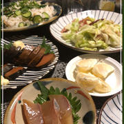 鯵の混ぜご飯とカンパチ漬
