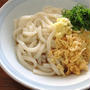 今朝の「温ぶっかけうどん」は久しぶり？