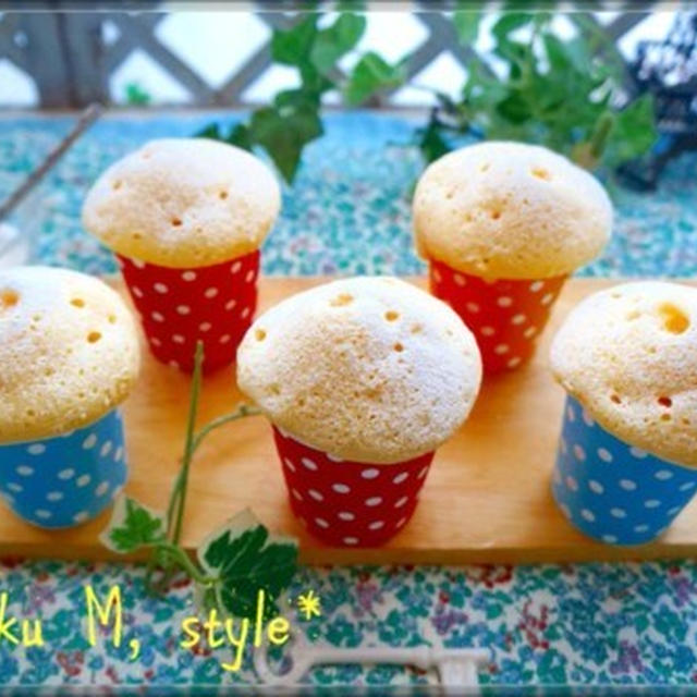 簡単 レンジで紙コップケーキ By 桃咲マルクさん レシピブログ 料理ブログのレシピ満載
