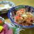二色の干しにんじんで炒り豆腐