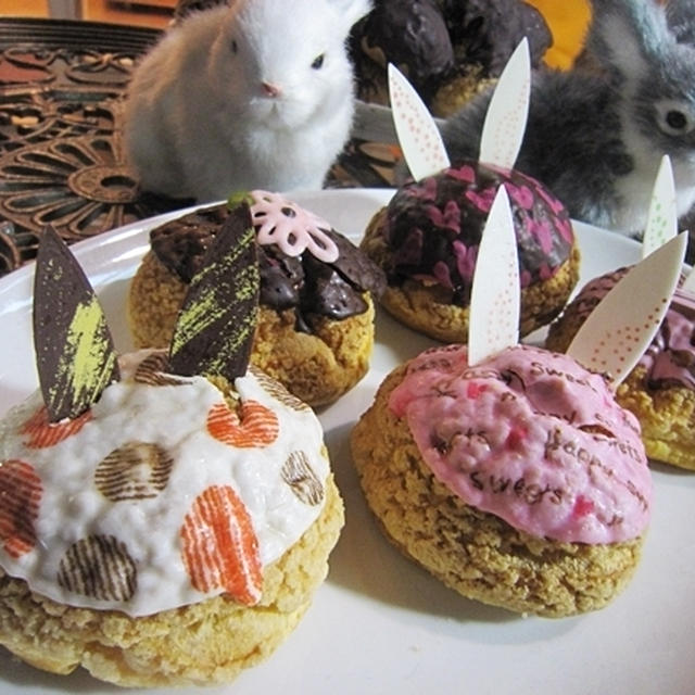 銀座でうさぎなシュークリームを☆