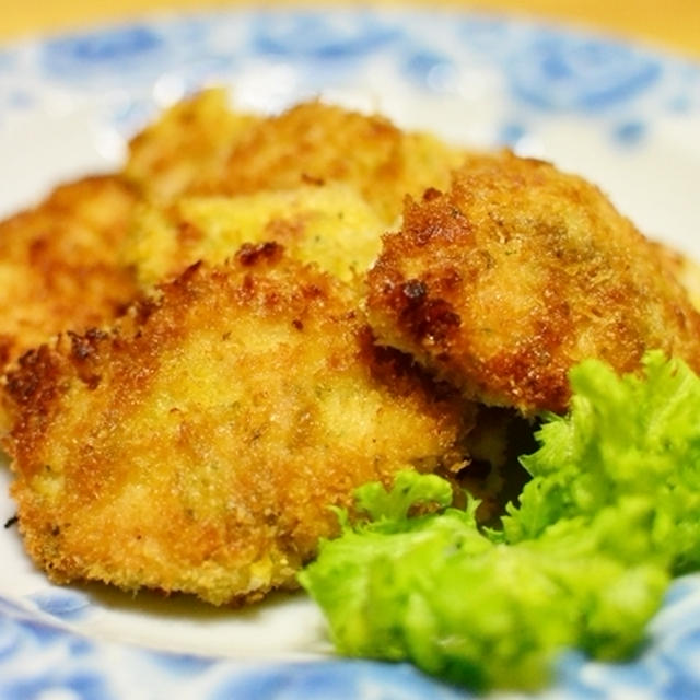 鶏むね肉でチーズカツレツ弁当