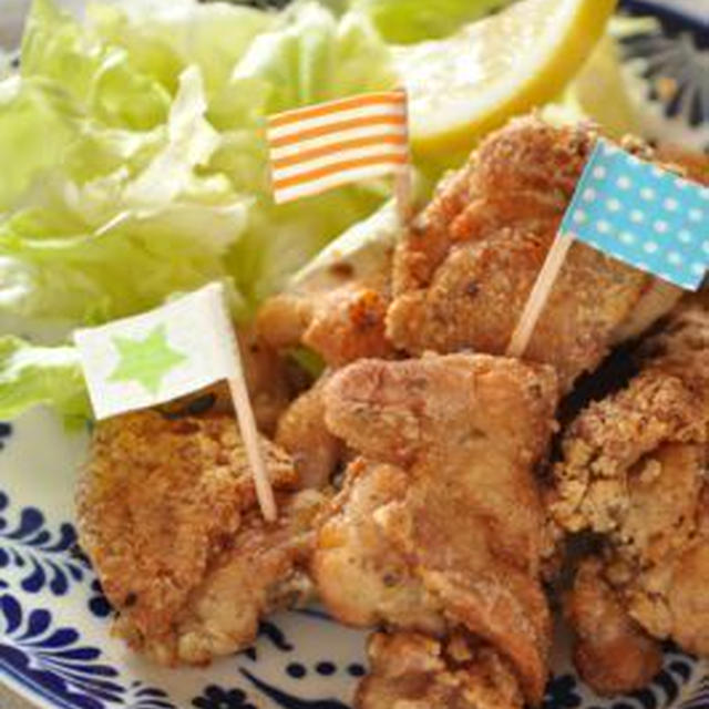 『フライパンで♪ガーリク塩からあげ』**ドドーンと届いたスパイス達〜♡