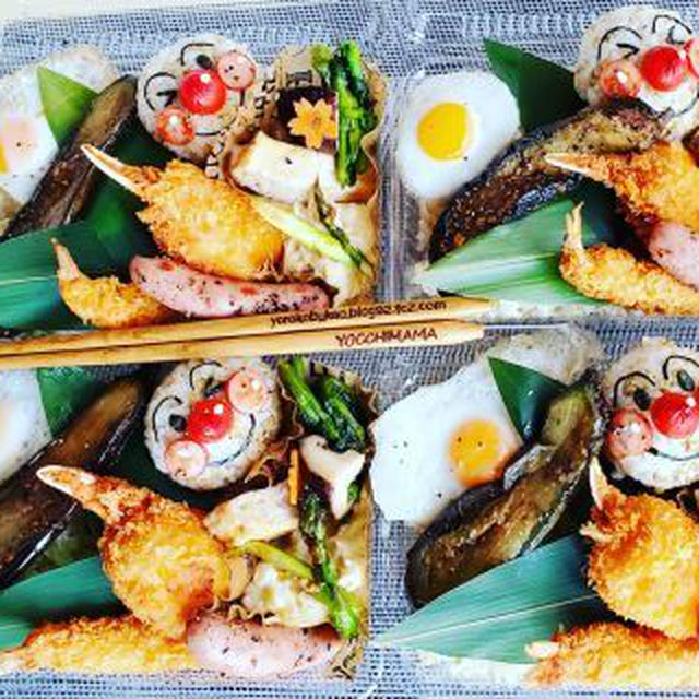 簡単おかずレシピ付きアンパンマン弁当♪