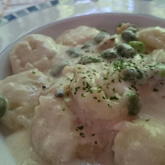 あさりと枝豆のジャガイモニョッキ❤