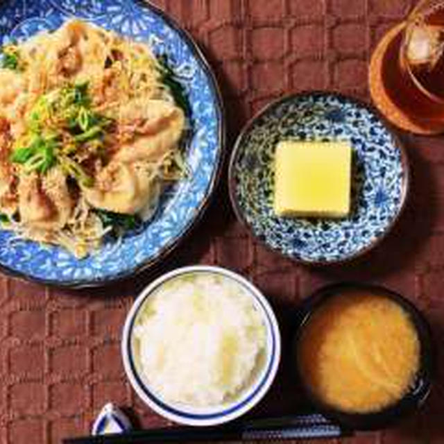 『豚しゃぶ 定食』